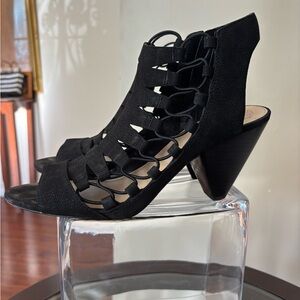 Vince Camuto Black Strappy Heels